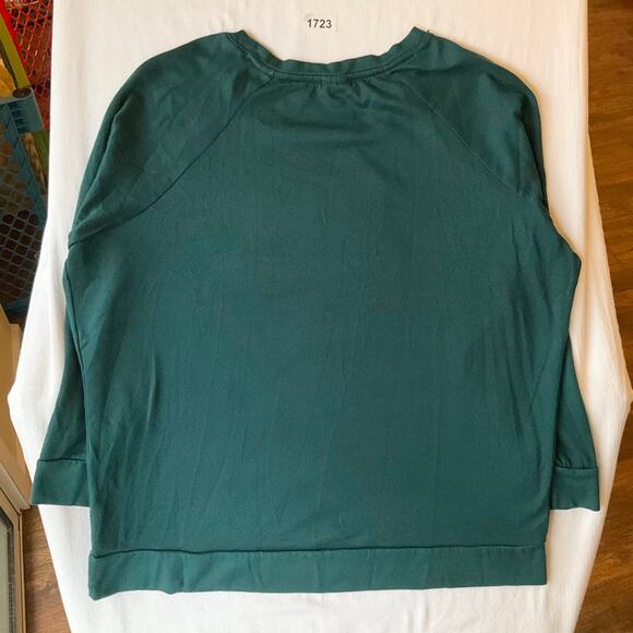 Secret Treasures Women Long Sleeve Sleepwear size L (12-14),Green, Hello Weekend - Picture 7 of 7